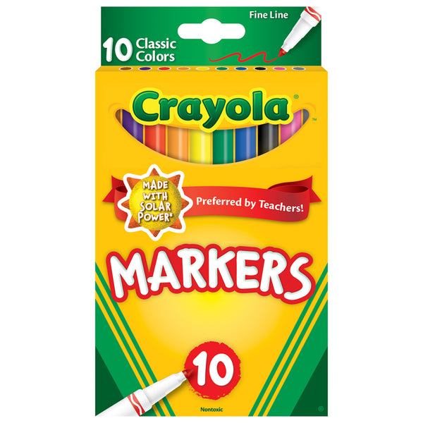 Crayola® Color Wonder Mess Free™ Classic Mini Markers, 10ct